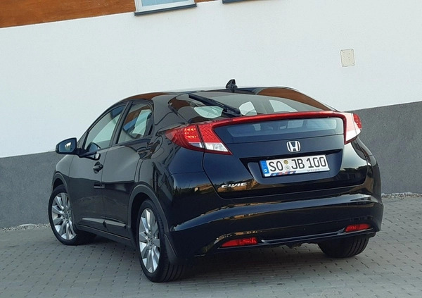 Honda Civic cena 43900 przebieg: 170214, rok produkcji 2012 z Olsztyn małe 121